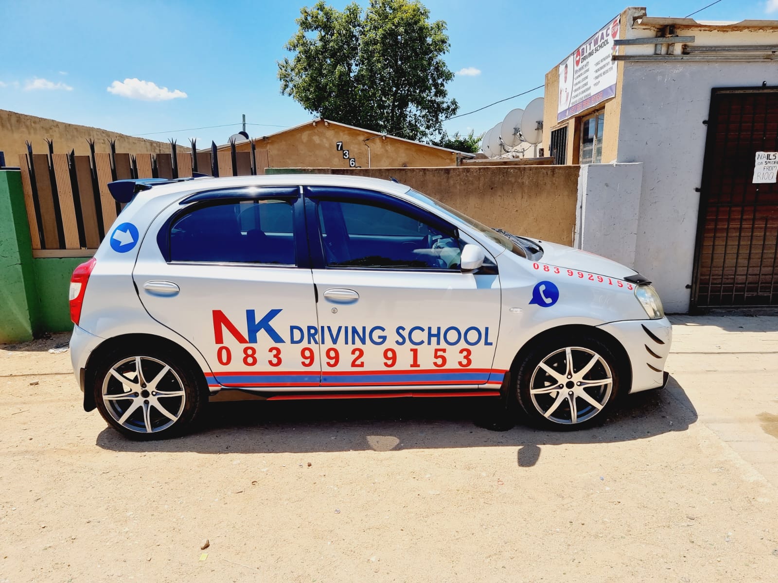 NK Driving School car - Randburg